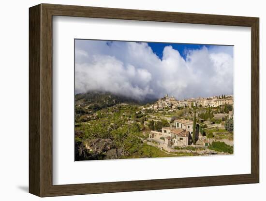 Spanish Balearic Islands, Island Majorca, Serra De Tramuntana, Valldemossa, Local Overview-Chris Seba-Framed Photographic Print