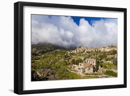 Spanish Balearic Islands, Island Majorca, Serra De Tramuntana, Valldemossa, Local Overview-Chris Seba-Framed Photographic Print