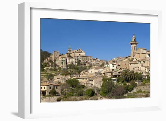 Spanish Balearic Islands, Island Majorca, Serra De Tramuntana, Valldemossa, Local Overview-Chris Seba-Framed Photographic Print