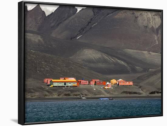 Spanish Base, Deception Island, South Shetland Islands, Antarctica, Polar Regions-Sergio Pitamitz-Framed Photographic Print