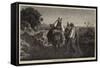 Spanish Beggars-Adolphe Pierre Leleux-Framed Stretched Canvas