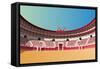 Spanish Bullfight Arena-Nikola Knezevic-Framed Stretched Canvas