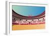 Spanish Bullfight Arena-Nikola Knezevic-Framed Art Print