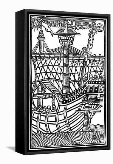 Spanish Caravel, 1439-null-Framed Stretched Canvas