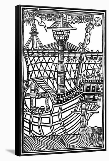 Spanish Caravel, 1439-null-Framed Stretched Canvas