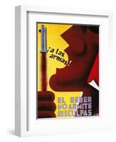 Spanish Civil War, 1937-null-Framed Giclee Print