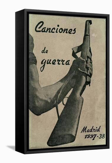 Spanish Civil War Songs of the International Brigades-null-Framed Stretched Canvas