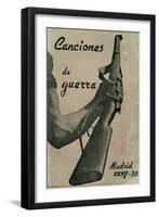 Spanish Civil War Songs of the International Brigades-null-Framed Art Print