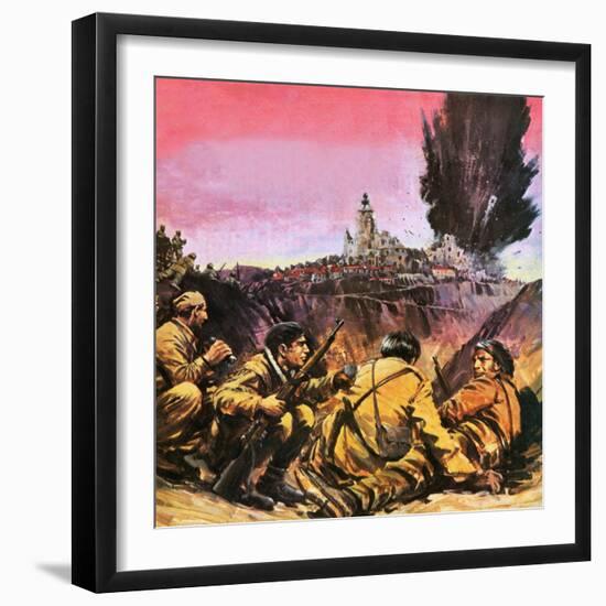 Spanish Civil War-Graham Coton-Framed Giclee Print