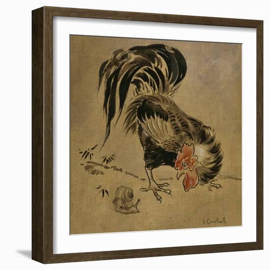 Spanish Cock and Snail-Joseph Crawhall-Framed Giclee Print