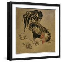 Spanish Cock and Snail-Joseph Crawhall-Framed Giclee Print