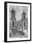 Spanish Colonial Architecture in Yucatan Peinsula, 1936., 1936 (Photo)-Luis Marden-Framed Giclee Print