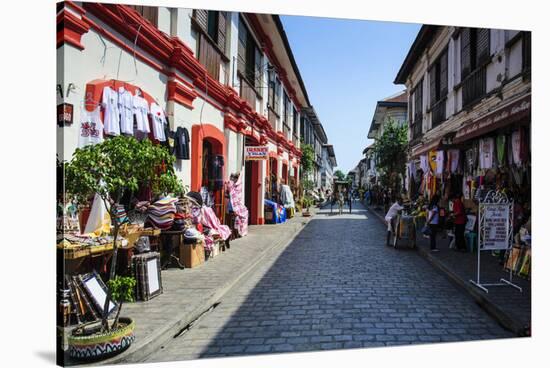 Spanish Colonial Architecture, Vigan, Northern Luzon, Philippines-Michael Runkel-Stretched Canvas