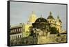 Spanish Colonial Walls and Fortifications, Cartagena, Colombia-Jerry Ginsberg-Framed Stretched Canvas