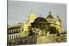 Spanish Colonial Walls and Fortifications, Cartagena, Colombia-Jerry Ginsberg-Stretched Canvas