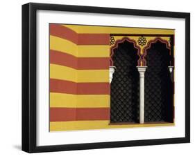 Spanish Colours and Moorish Influence Come Together in the Design of a Building in Seville-Andrew Watson-Framed Photographic Print