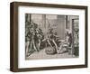 Spanish Conquerors Meeting Native Women in America, 1590-Theodore de Bry-Framed Giclee Print