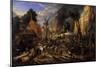 Spanish Conquest of a Flemish Village-Peeter Snayers-Mounted Giclee Print