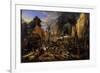 Spanish Conquest of a Flemish Village-Peeter Snayers-Framed Giclee Print