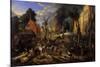 Spanish Conquest of a Flemish Village-Peeter Snayers-Mounted Giclee Print