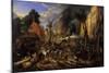 Spanish Conquest of a Flemish Village-Peeter Snayers-Mounted Giclee Print