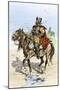 Spanish Conquistador in Armor on Horseback, New Spain, c.1500-null-Mounted Giclee Print