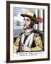 Spanish Conquistador Juan Ponce De Leon-null-Framed Giclee Print