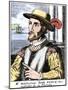 Spanish Conquistador Juan Ponce De Leon-null-Mounted Giclee Print