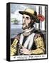 Spanish Conquistador Juan Ponce De Leon-null-Framed Stretched Canvas