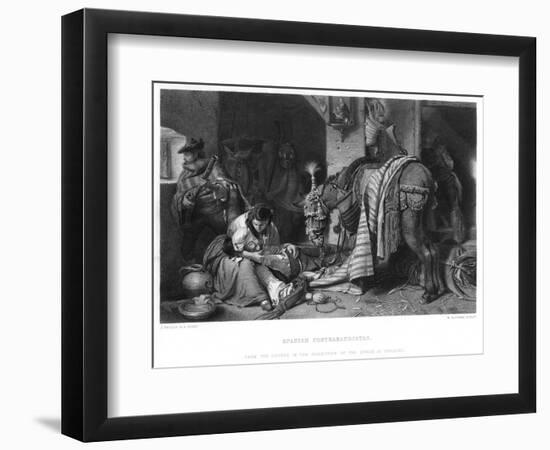 Spanish Contrabandistas, C1860S-W Ridgway-Framed Giclee Print