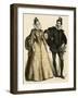 Spanish Couple 1550-null-Framed Art Print