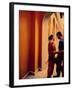 Spanish Couple Outside of Hotel Muncey, Tenerife, Canary Islands, Spain-Stuart Westmoreland-Framed Photographic Print