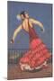 Spanish Dancer-null-Mounted Art Print