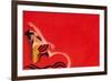 Spanish Dancer-Louis Roesch Co-Framed Art Print