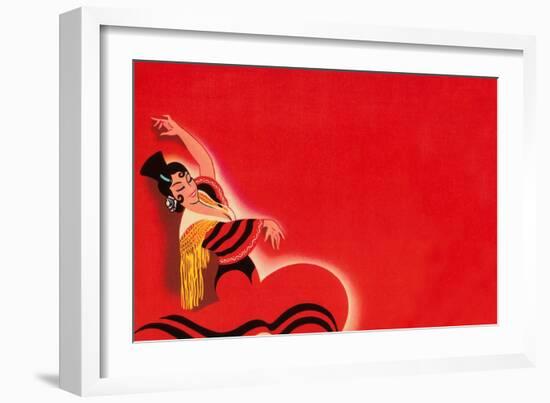 Spanish Dancer-Louis Roesch Co-Framed Art Print