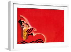 Spanish Dancer-Louis Roesch Co-Framed Art Print