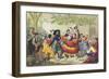 Spanish Dancers, Mid 19th Century-null-Framed Giclee Print