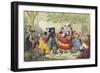 Spanish Dancers, Mid 19th Century-null-Framed Giclee Print