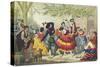 Spanish Dancers, Mid 19th Century-null-Stretched Canvas