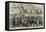 Spanish Deputation Passing Through the Lungh' Arno-null-Framed Stretched Canvas