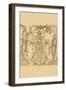 Spanish Explorer Drawings Of Mayan People From Archaeology-Ricardi Almendariz-Framed Art Print