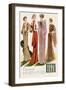 Spanish Fashion Evening Dresses, Spain, 1935-null-Framed Giclee Print