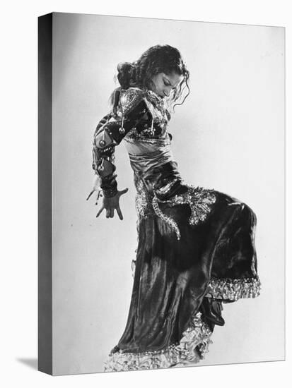 Spanish Flamenco Dancer Carmen Amaya Performing-Gjon Mili-Stretched Canvas