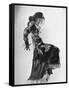 Spanish Flamenco Dancer Carmen Amaya Performing-Gjon Mili-Framed Stretched Canvas