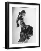 Spanish Flamenco Dancer Carmen Amaya Performing-Gjon Mili-Framed Premium Photographic Print