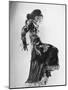 Spanish Flamenco Dancer Carmen Amaya Performing-Gjon Mili-Mounted Premium Photographic Print