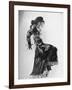 Spanish Flamenco Dancer Carmen Amaya Performing-Gjon Mili-Framed Premium Photographic Print