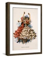 Spanish Flamenco Dancers-null-Framed Art Print