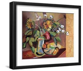 Spanish Floral-Warren Cullar-Framed Art Print