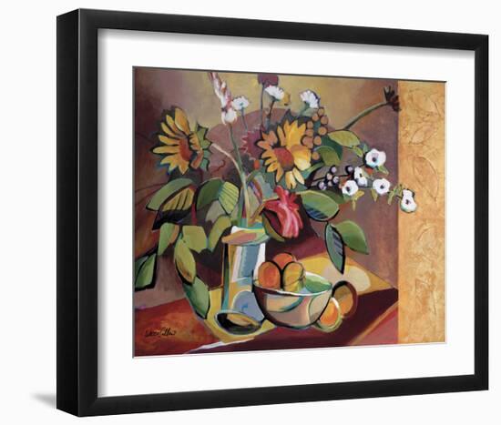 Spanish Floral-Warren Cullar-Framed Art Print